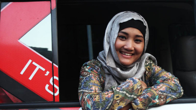 Fatin Shidqia Lubis X Factor Berkunjung ke SMA 28 