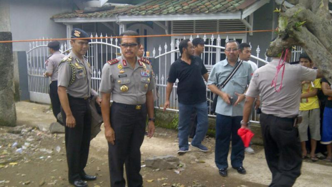 Wakapolri Komjen Nanan Sukarna di lokasi penangkapan teroris