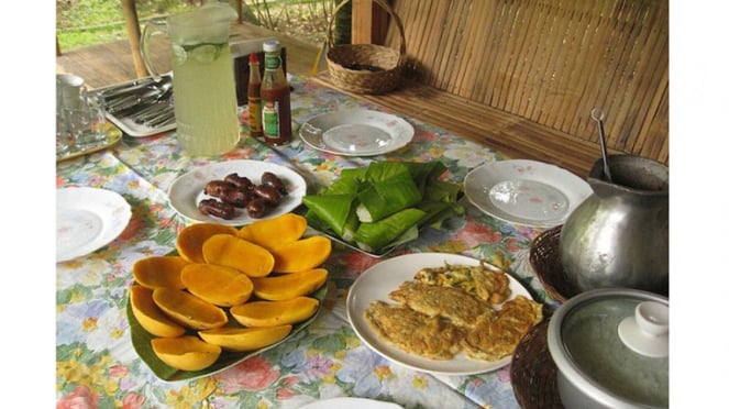 Gambar makanan untuk sarapan.