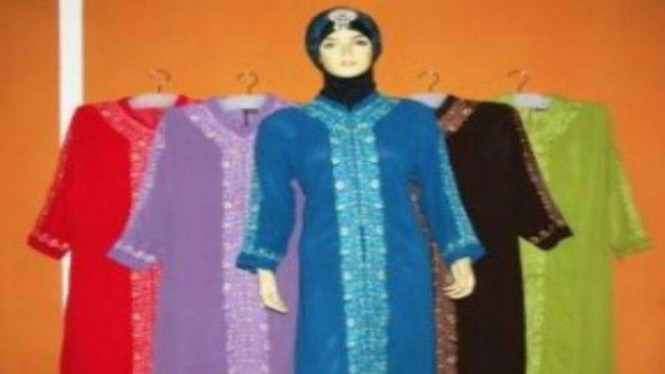 baju gamis untuk Lebaran