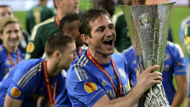 Frank Lampard ketika masih sukses bersama Chelsea.