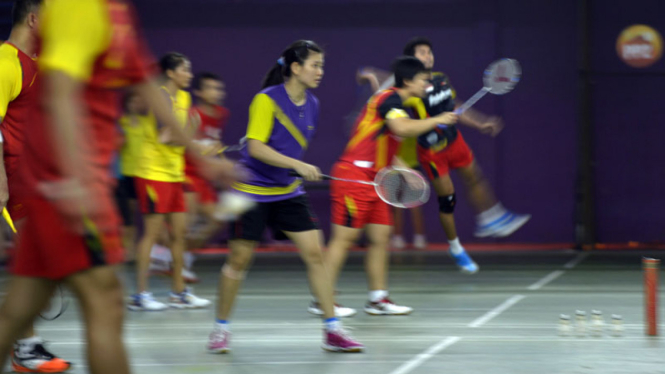 Latihan Piala Sudirman di Kuala Lumpur