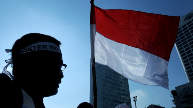 Aksi Unjuk Rasa Dokter Indonesia Bersatu