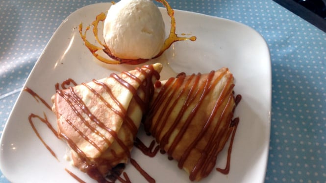 Caramel Sea Salt Crepes