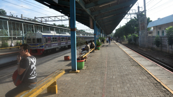 Stasiun Pasar Minggu setelah penataan ulang