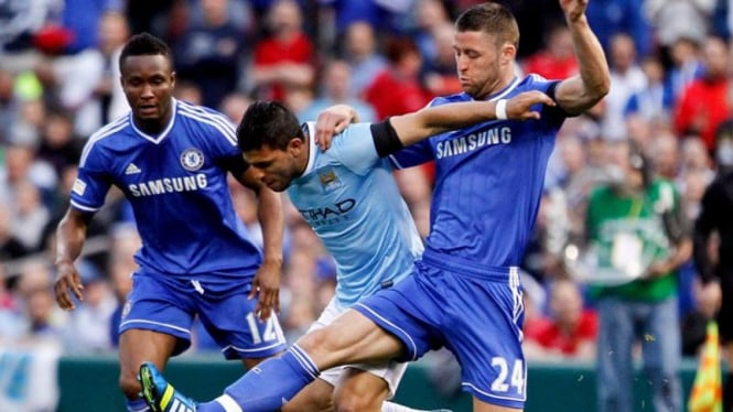 Chelsea melawan Manchester City di tur Amerika Serikat