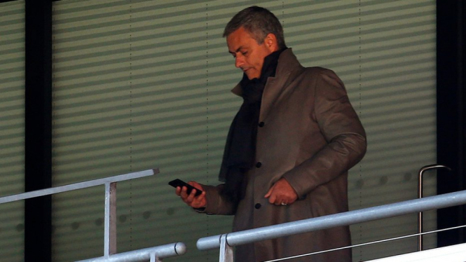 Jose Mourinho berada di Stadion Wembley