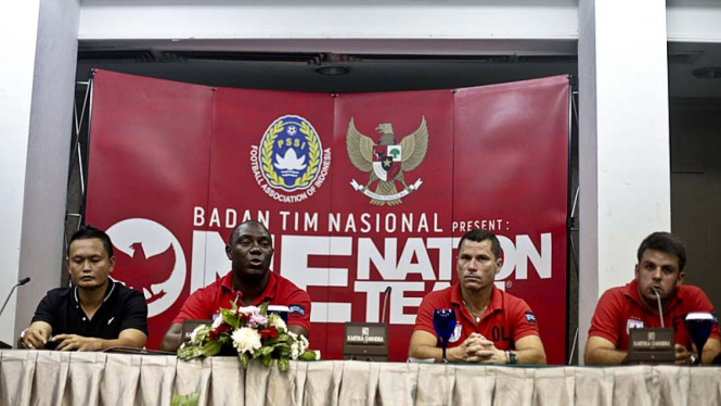 Jumpa Pers TImnas Indonesia vs Belanda