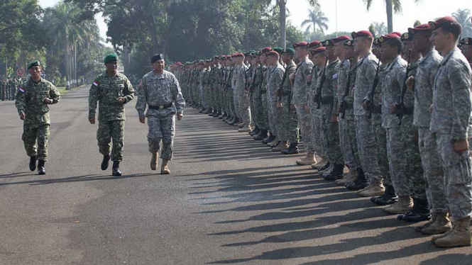 Pembukaan Latihan Gabungan "Garuda Shield 2013" antara Militer AS-Indonesia