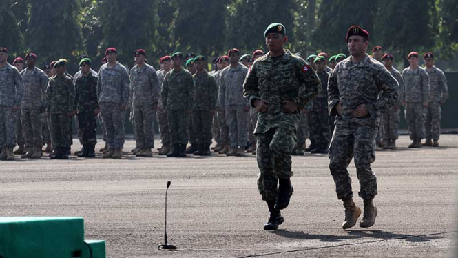 Pembukaan Latihan Gabungan "Garuda Shield 2013" antara Militer AS-Indonesia