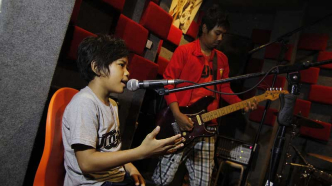 Mengintip Latihan Tegar Septian di Studio