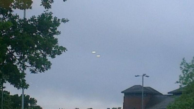 Penampakan UFO di langit Inggris [foto ilustrasi]