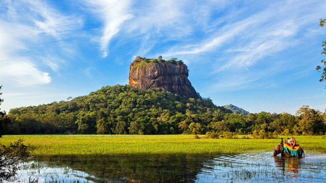 Benteng Batu Sigiriya di Sri Lanka