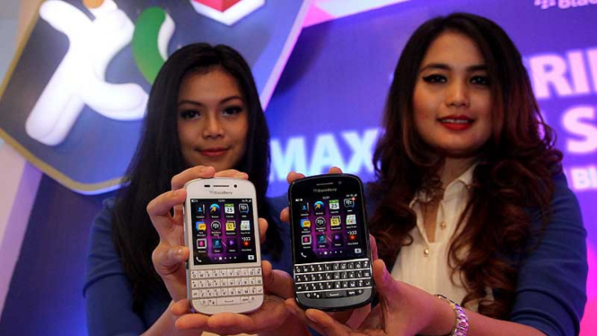 Peluncuran BlackBerry Q10 di Central Park, Jakarta [foto ilustrasi]