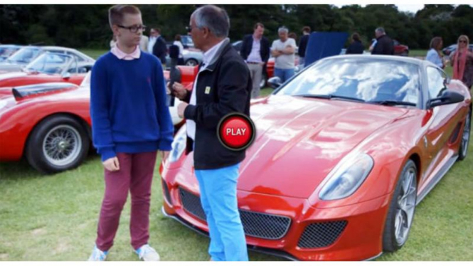 Callum, pemilik Ferrari termuda di dunia