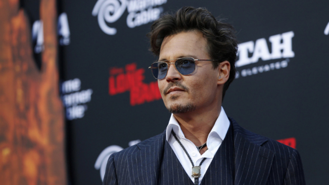 Aktor Hollywood Johnny Depp.