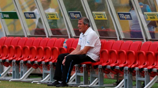 Pelatih Timnas Uruguay, Oscar Tabarez