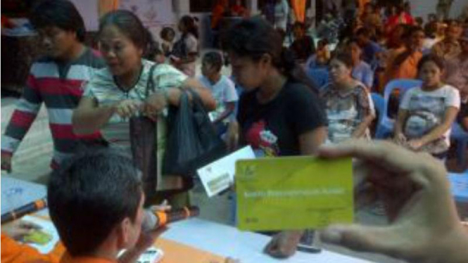 Antrean penerima BLSM di Kota Batam masih sepi