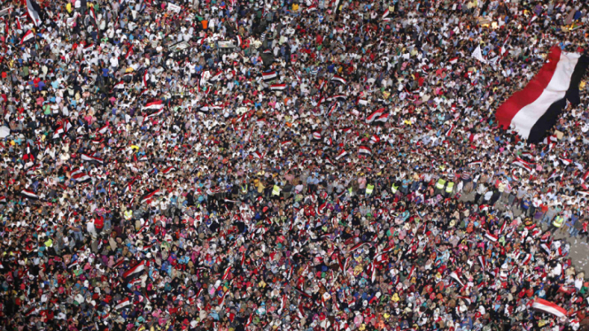 Aksi Unjuk Rasa di Mesir