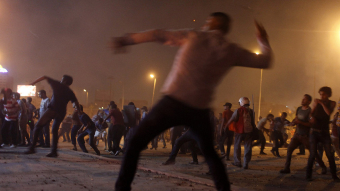 Massa Pro dan Anti Mursi di Kairo, Mesir