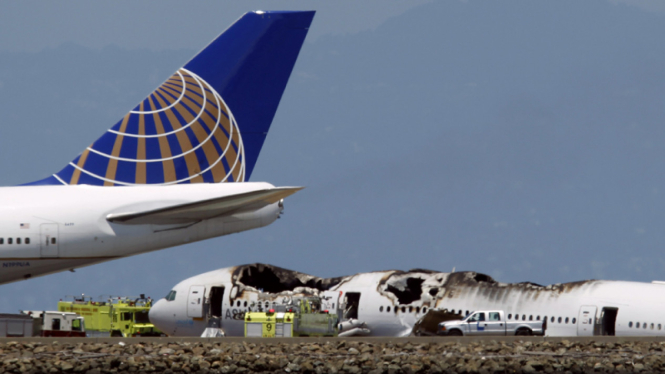 Asiana Airlines asal Korsel kecelakaan di San Francisco