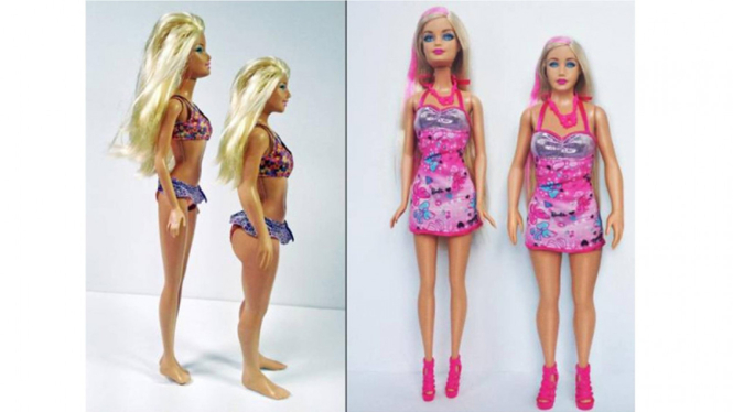 Barbie dengan Bentuk Tubuh Normal