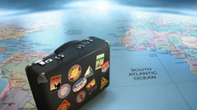 Ilustrasi traveling.