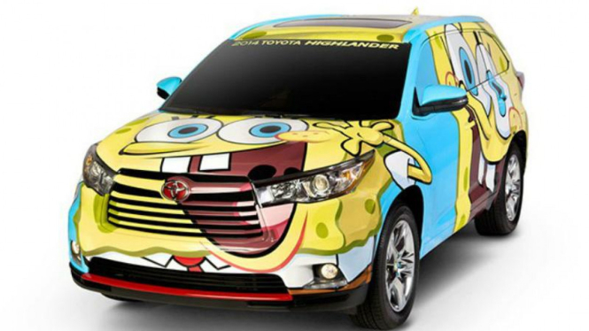 Toyota Highlander edisi Spongebob