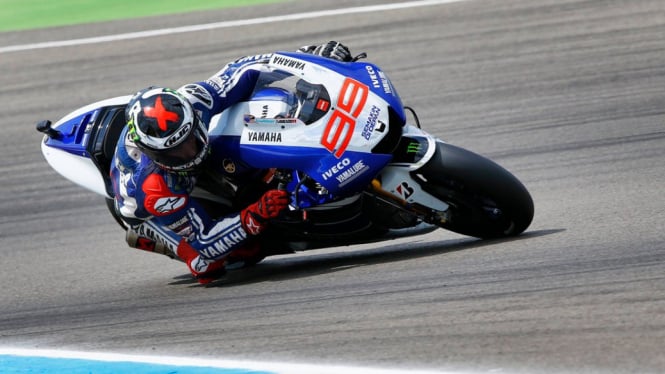 Jorge Lorenzo di Sirkuit Assen