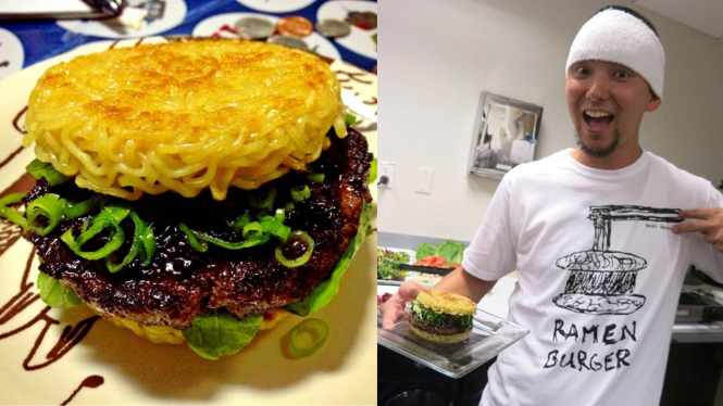 Ramen burger