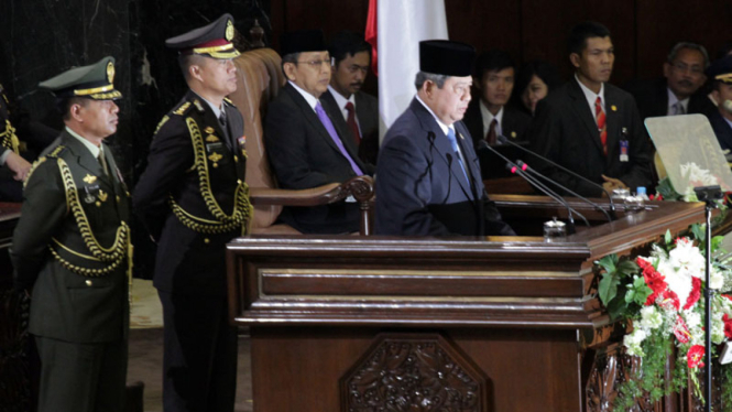 Pidato Kenegaraan Presiden SBY di DPR