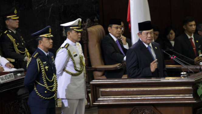 Pidato Kenegaraan Presiden SBY di DPR