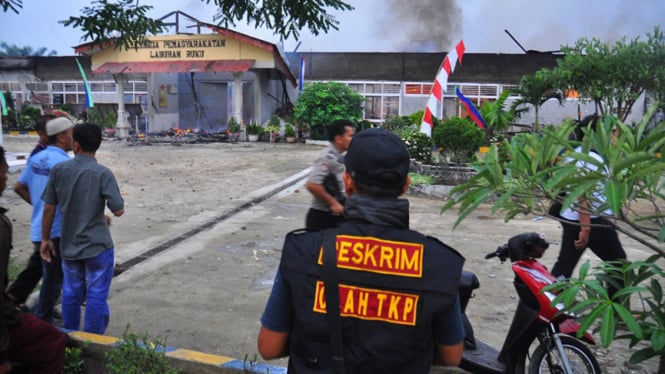 kerusuhan lapas ruku sumatera utara