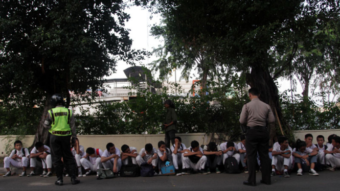 Polisi Amankan Tawuran Pelajar