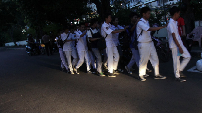 Polisi Amankan Tawuran Pelajar