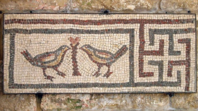 Mosaik Byzantium atau Yunani kuno