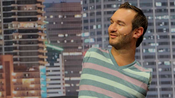 Berbagi Inspirasi Bersama Nick Vujicic