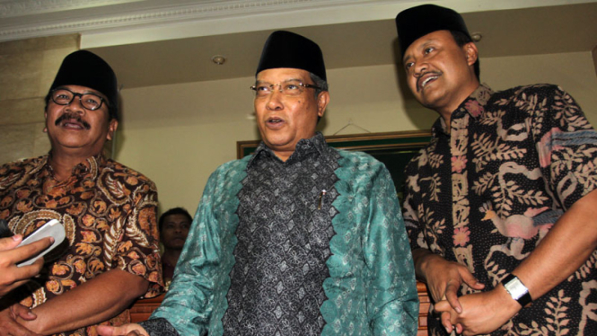 Gubernur Jatim Soekarwo dan Saifullah Yusuf