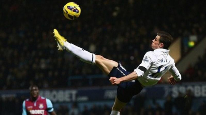 Gareth Bale saat masih memperkuat Tottenham Hotspur