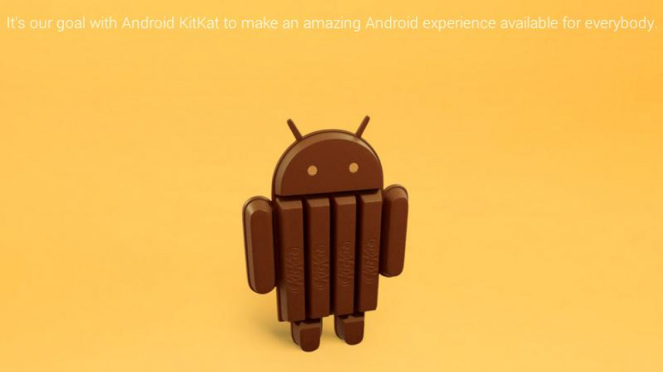 OS Android KitKat.