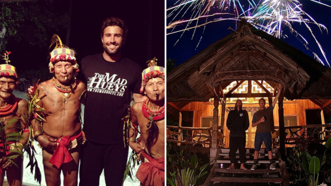 Brody Jenner berlibur di Pulau Mentawai