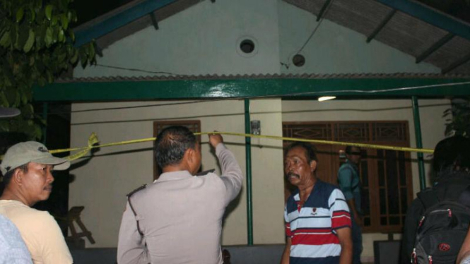 Lokasi pembunuhan Sugeng  (46) di Kampung Cikiwul, Bekasi