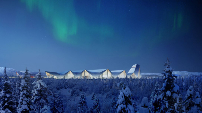 Ilustrasi Arctic Circle Airport 