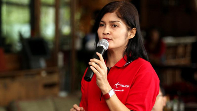 Adita Irawati, Vice President Corporate Communications Telkomsel