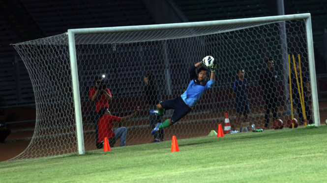 Latihan Timnas U-19 di GBK