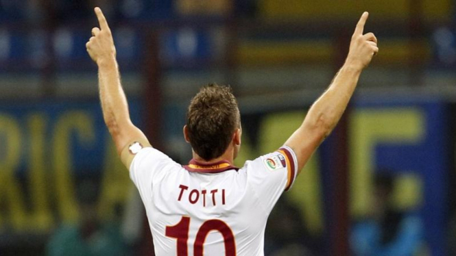 Kapten AS Roma, Francesco Totti.