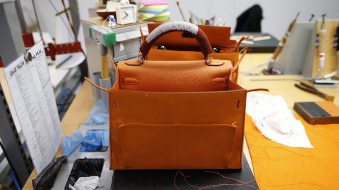 Proses pembuatan tas Hermes