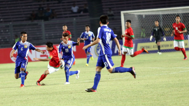 Timnas Indonesia Vs Laos di AFC Cup U_19