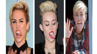 Sering Julurkan Lidah, Miley Cyrus Sakit?