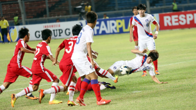 Laos VS Korea Selatan di AFC Cup U-19